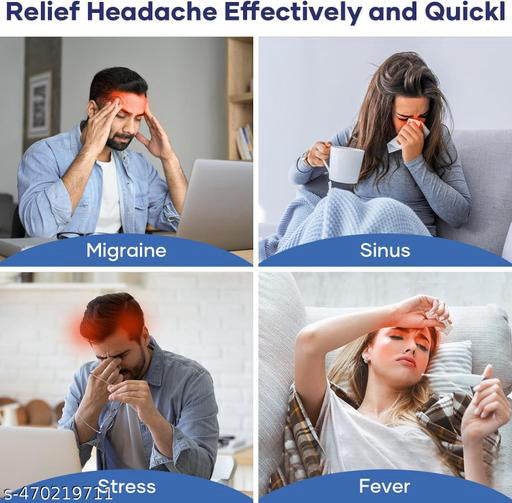 Migraine Relief Hat - Headache Relief Ice Cap with Gel Hot & Cold Therapy
