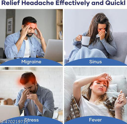 Migraine Relief Hat - Headache Relief Ice Cap with Gel Hot & Cold Therapy